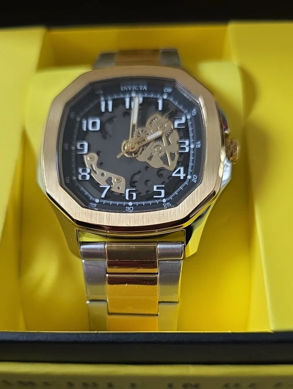 560.  Invicta S1 Rally Diablo Men's Watch - 46mm. Gold. Steel (50605)